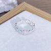 Enamel Oil Drop Flower Butterfly Opening Ring Niche Design Light Luxury High Sense Zircon Personality Ring Woman