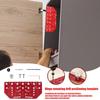 Cabinet Hole Drilling Template Door Positioning Tool Clamp Cabinet Drill Guide For Professionals Beginners House Woodworking