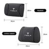 Leather Car Seat Headrest High-quality Comfort Waist Rest Neck Pillow For Tesla Model 3 Y S X Cybertruck Juniper Auto Interiors