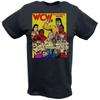 WCW World Championship Wrestling Poster Druck Schwarzes T-Shirt