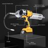 Brushless Electric Grease Gun Wireless Fully Automatic High-Pressure Excavator Specific Grease Gun Fit Makita/Dewalt 18V Battery