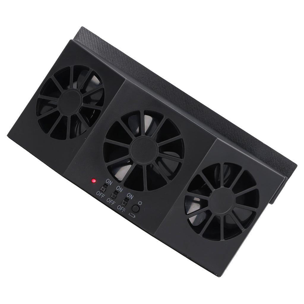 Samochodowy wentylator wyciągowy Wentylator cyrkulacji powietrza zasilany energią słoneczną Samochodowy wentylator do szyb do usuwania zapachów ciepła