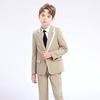 Boys' British Gentleman Suit Set - Formal Wear for Piano, Host Speech, or First Birthday