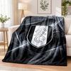 Fulham Football Printed Flannel Blanket Warm Comfort Bed Throw For Indoor Home Decoration
