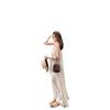 Retro Temperament Vacation Style Sleeveless Baggy Neck Dress Women's Summertime New Long Dress