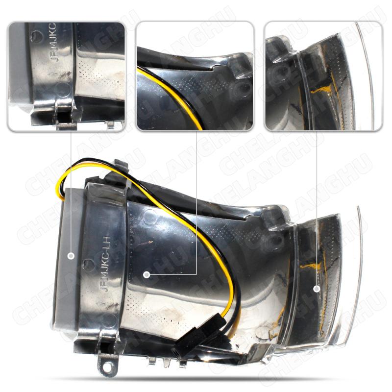 1Pair LED Door Mirror Turn Signal Lights Indicator 1C0949101E 1C0949102E For VW Beetle 2006 2007 2008 2009