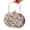 Diamond Evening Bags Shell Round Rhinestone Clutch Women Handbags Wedding Party Shoulder Bags 2025 New Purse Bolsas De Mujer