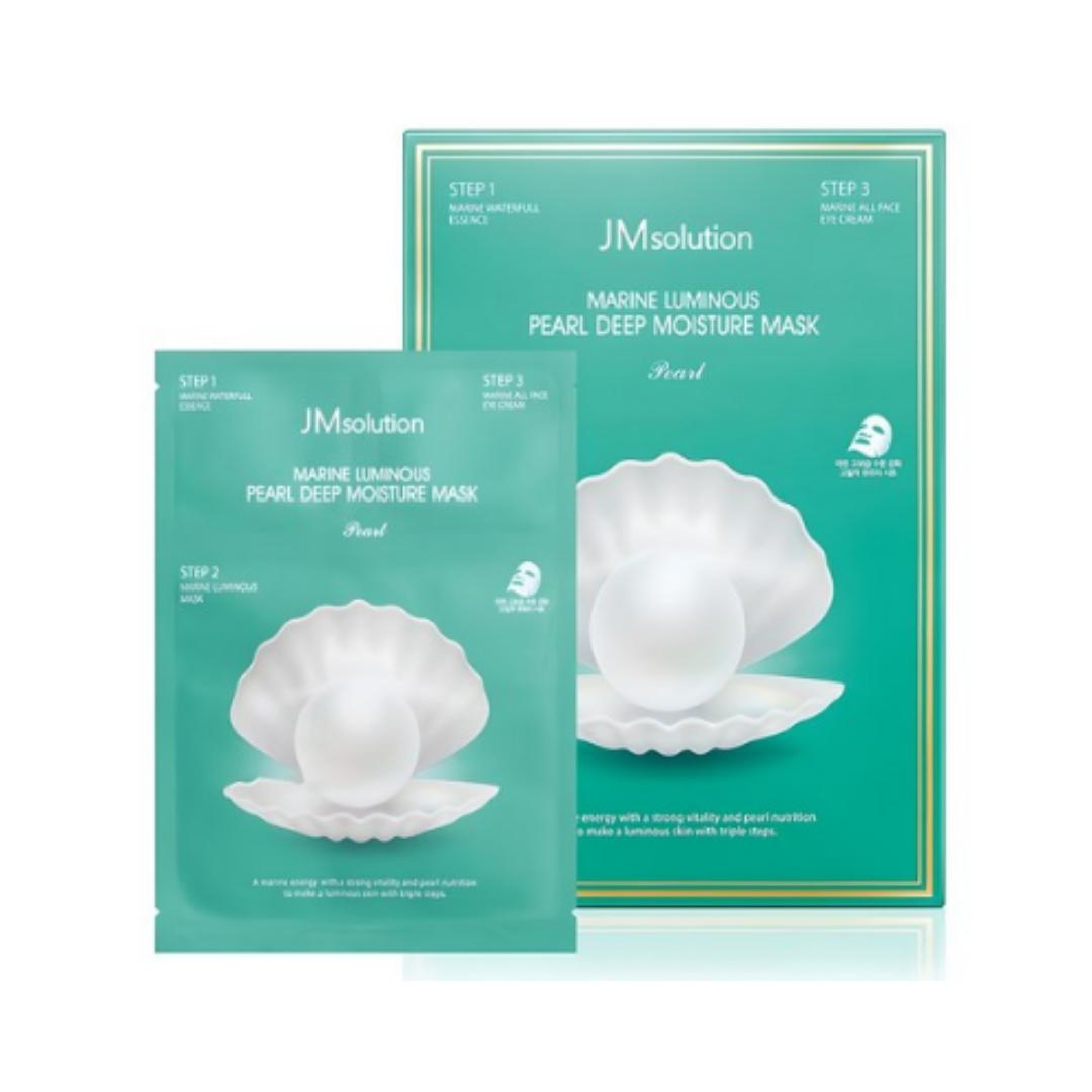 

JMsolution Cheonggwang Marine Pearl Deep Moisture Mask — 27 мл × 10 листов (1 коробка)