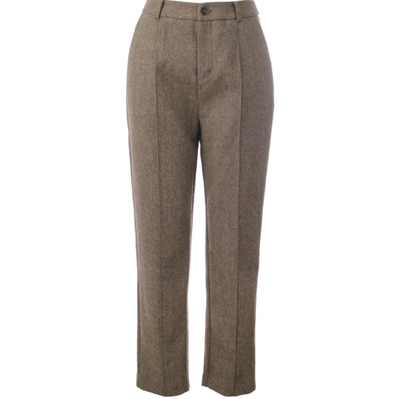 Betu Women s High-Waist Wool Blend Cigarette Pants M