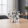 Multifunctional Acrylic Storage Display Rack With 6/8/10 Base Suitable For Displaying Small Statues Jewelry And Cosmetics