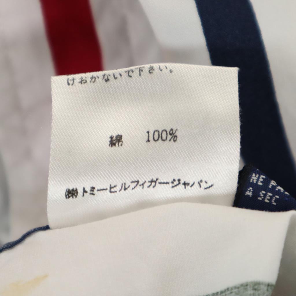 Tommy Hilfiger 90s Old Striped Pattern Short Sleeve Button Down Shirt S Men's Used