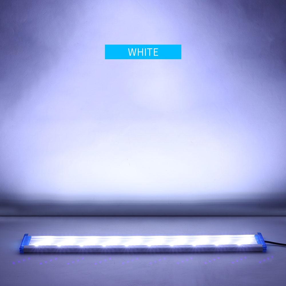 Ultra-Thin Aquarium LED Light with Blue-White Tricolor for Aquatic Plants and Fish Tanks