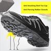Industrial Work Safety Shoes for Men Women Anti Smashing Work Shoes with Steel Toe Anti Puncture Anti Slip Safety Work Sneakers