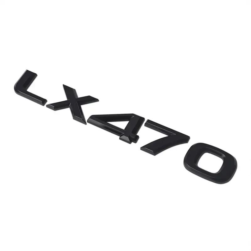 For Lexus LX470 LX570 Logo IS300 ES250 ES350 IS250 CT200H GS350 NX200T Car Rear Trunk Emblem Badge Sticker Auto Accessories ABS