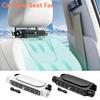Car Seat Fan Car Backseat Cooling Air Fan Front Rear Seat Headrest Cooler Fan USB Powered Adjustable Strap Auto Accessories Interior