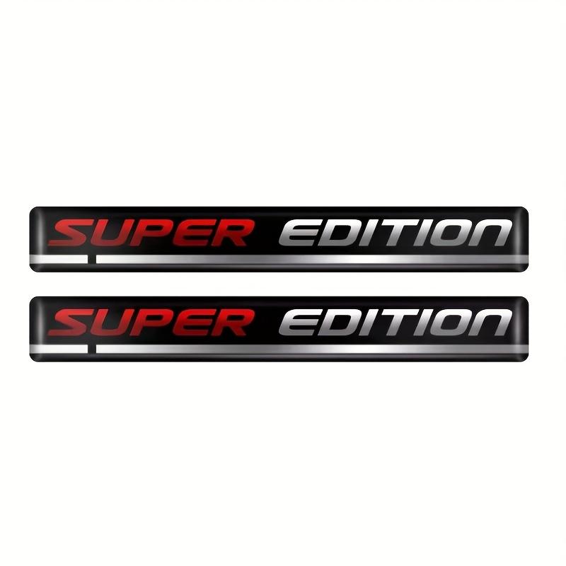 

2pcs Super Edition Sticker Limited Edition Emblem Badge Decal Car Truck Replacement for Universal Vehicle SUV Motorcycle Bike Ac чёрный