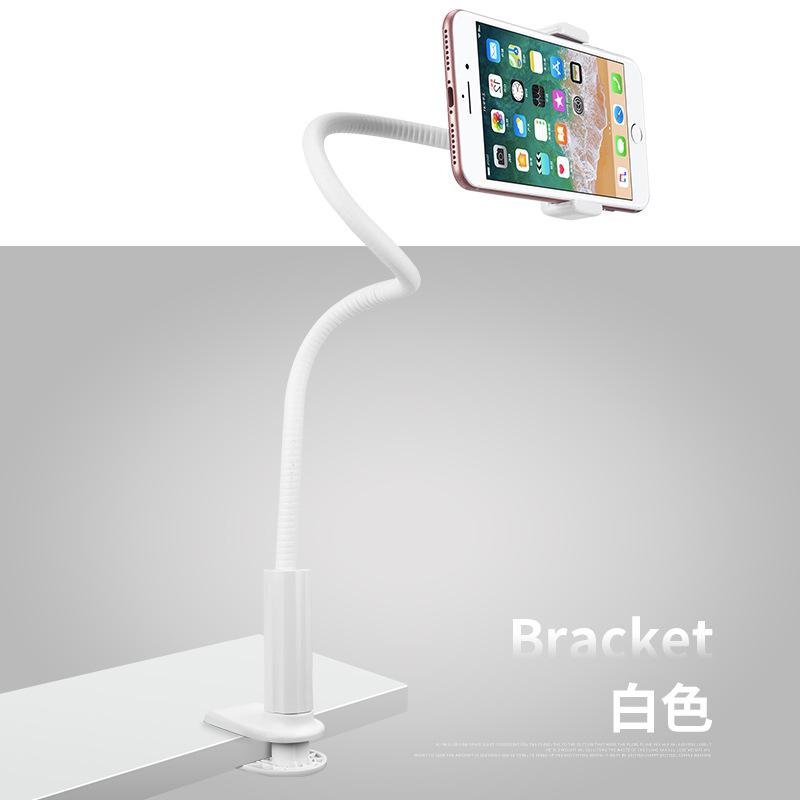 

Lazy mobile phone holder bedside mobile phone holder metal bracket student online class mobile phone holder overhead shot bracket Aluminum alloy tube 70cm білий