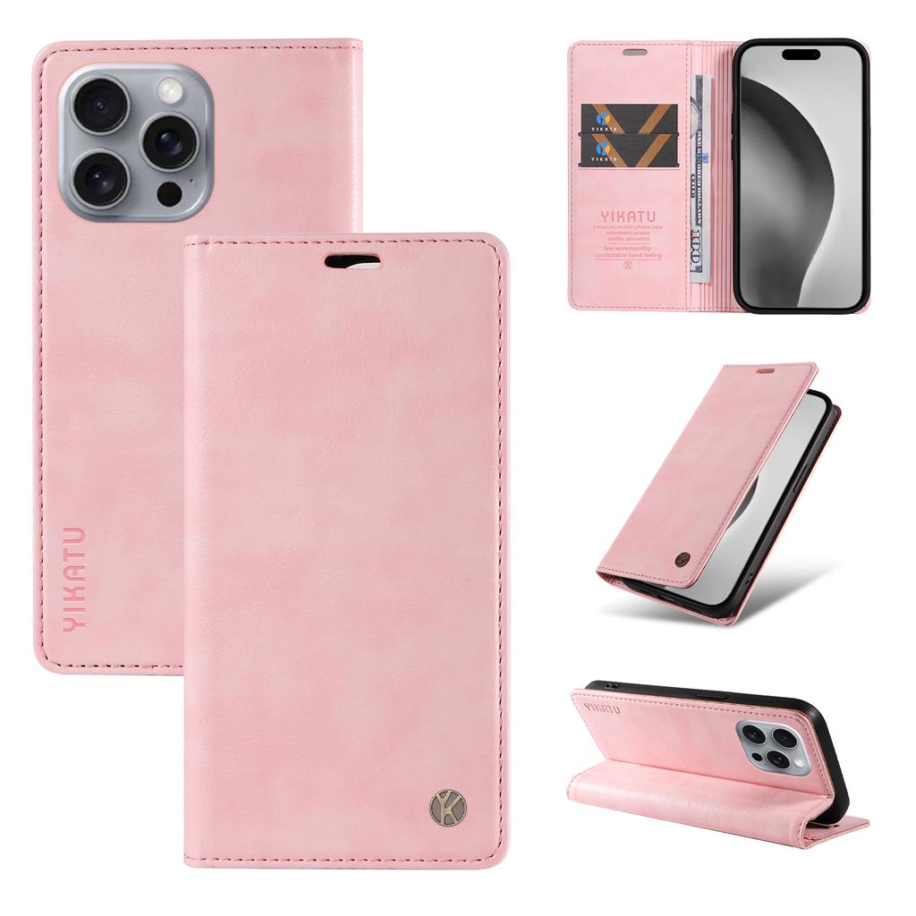 Lichee Pattern PU Leather Card Slots Wallet Phone Case for iPhone XS,XR,XS Max,SE,iPhone 7,8,7Plus,11,11Pro,11Pro,12,13,14,15,16...
