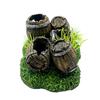 Fish Tank Ornaments, Aquarium Resin Wine Barrel Decorations, Fish Tanks Hideout Cave House Landscaping For Fish Shrimp Breeding Resting Playing