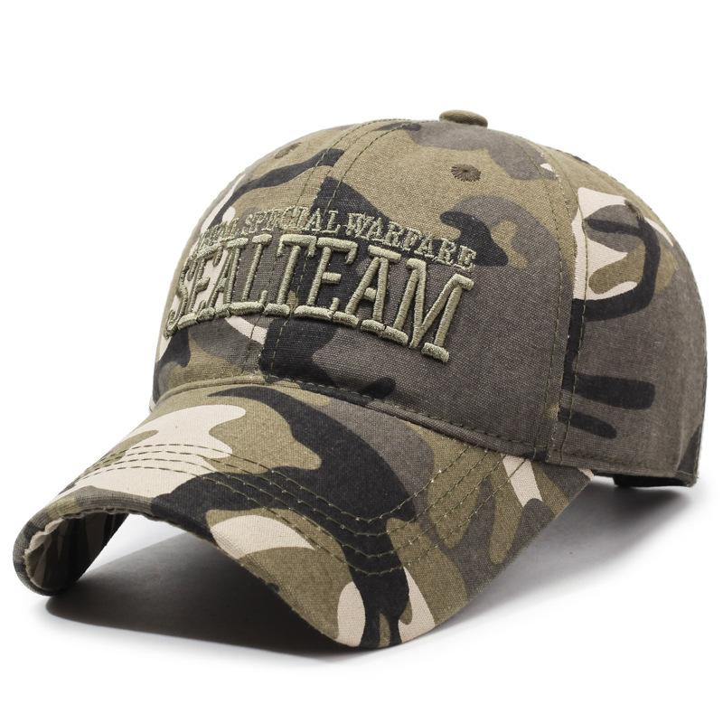 Spring Summer Baseball Cap Men's Sun Hat Camouflage Cap Outdoor Sun Hat Training Cap