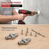 1 Set Hex Shank Broken Pipe Extractor High Hardness Durable for Faucet Valve Home Plumbing Repair DIY Use