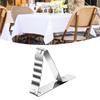 6Pcs Stainless Steel Tablecloth Clips Triangle High Elastic Desktop Fixing Clamps Large Caliber Table Top Fixing Clips Banquet