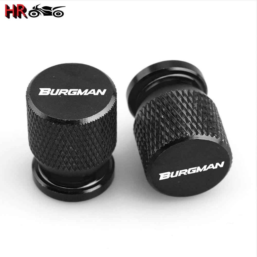 New Motorcycle CNC Accessories Wheel Tire Valve Stem Cap Cover For Suzuki BURGMAN AN 650 400 125 200 250 AN650 AN400 AN125