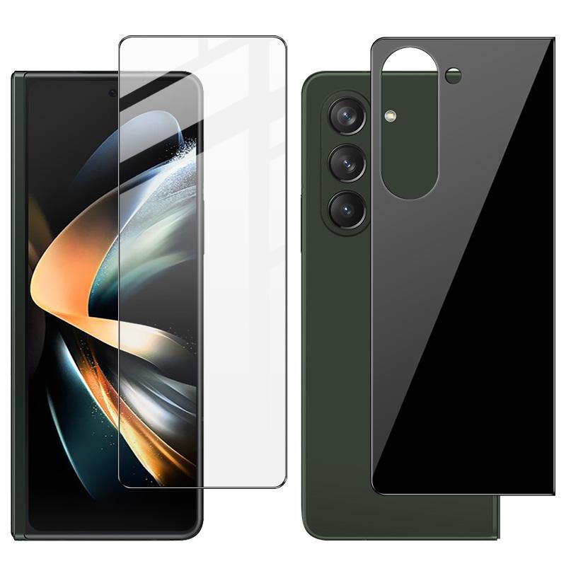 

IMAK Для Samsung Galaxy Z Fold5 5G Набір захисних плівок з загартованого скла для екрану (передньої та задньої) HD Прозора Плівка з повним клеєм (Зменшена версія) Type A
