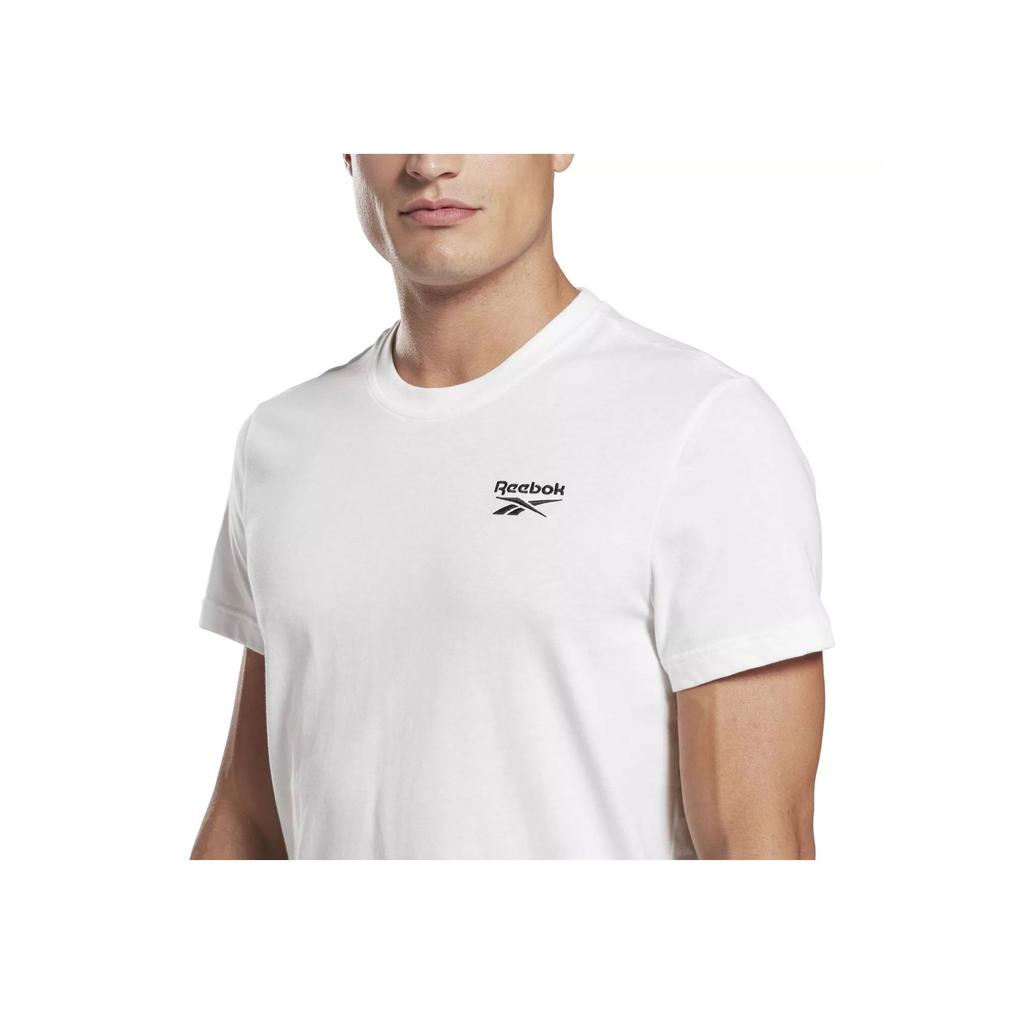 Reebok Ri Classic Tee Solid Logo Round Neck Short Sleeve T-Shirt Men Tops White GL3146