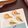 5Pcs Girl Hairpins Cartoon Multiple Patterns Pan Shape Secure Hold Hair Clips Side Bang Hair Pins Versatile Hair Accessories