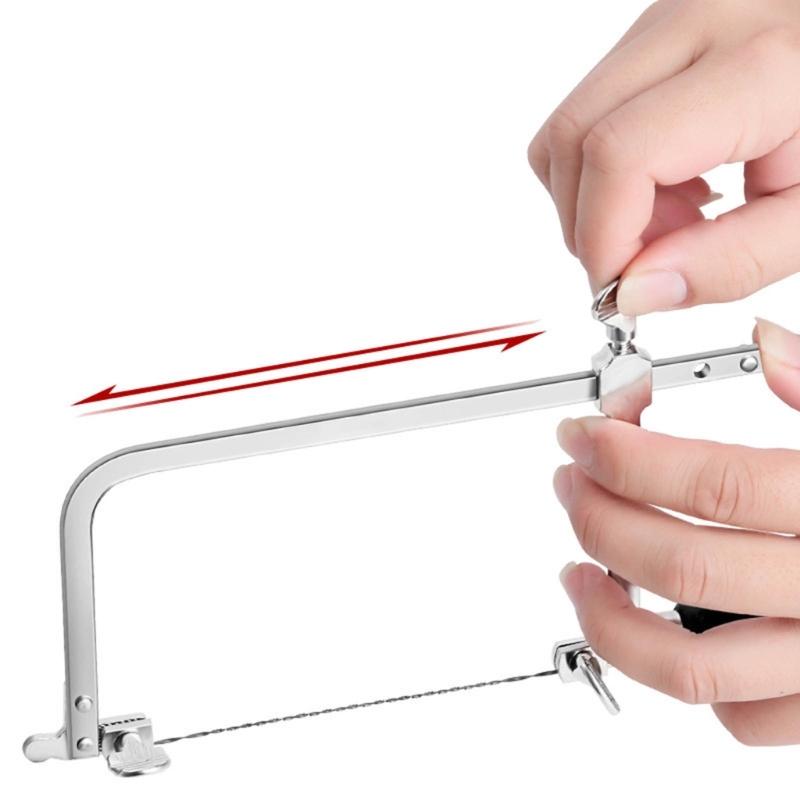 Wood Jewelry Saw Frame U Shaped Saw Frame Jewelry Making Tool Adjustable Saw Frame for Metal Cutting and Carving
