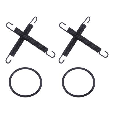 Motorcycle Exhaust Pipe Muffler Spring Exhaust Gaskets O-Ring Kit Stays Mounts Hangers Fit