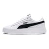Women's White Black Smash Platform L Low Top Sneakers 366487-12