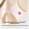 Girls Spring and Autumn Cotton Extended Crotch 7A Antibacterial Middle Waist Triangle Briefs