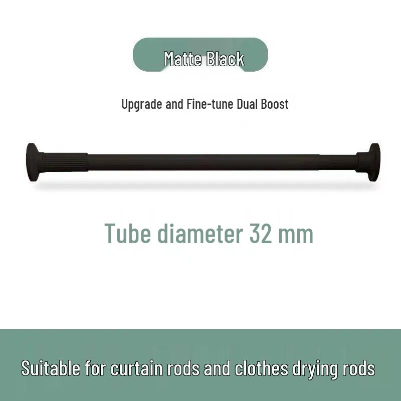 Adjustable No-Punch Telescopic Shower Curtain Rod
