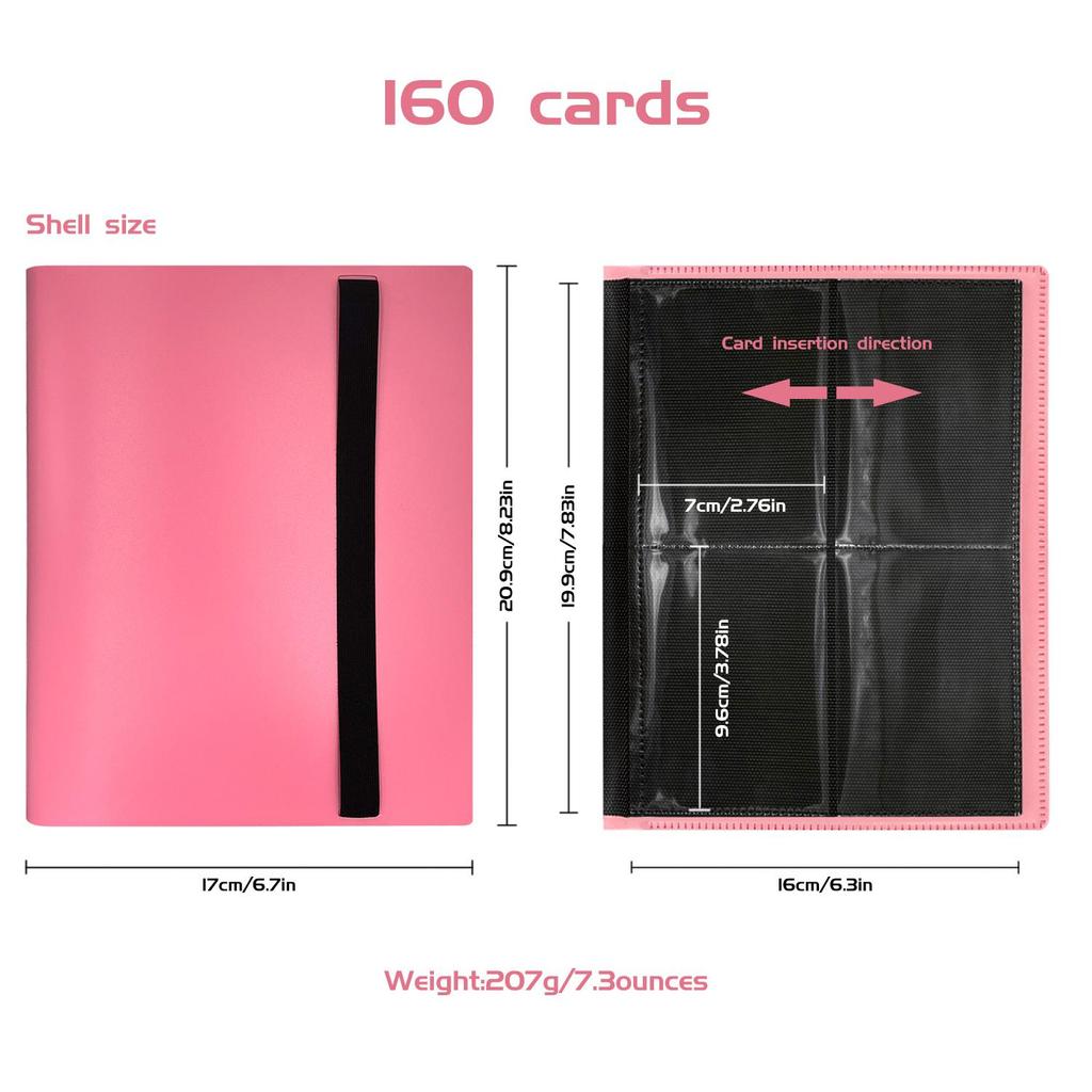 Nine Grid Pok É Mon Game Card Book, Star Card Collection Book, PP Card Storage Bag, Card Collection Book, Christmas Gifts, Stocking Stuffers