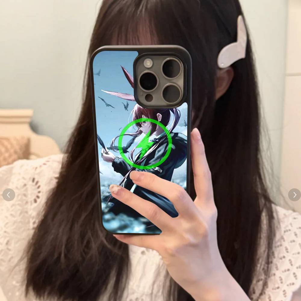 Game Arknights Amiya Magnetic For Magsafe Phone Case For IPhone 17 Air 16 Pro Max 15 14 13 12 11 Protective Cover