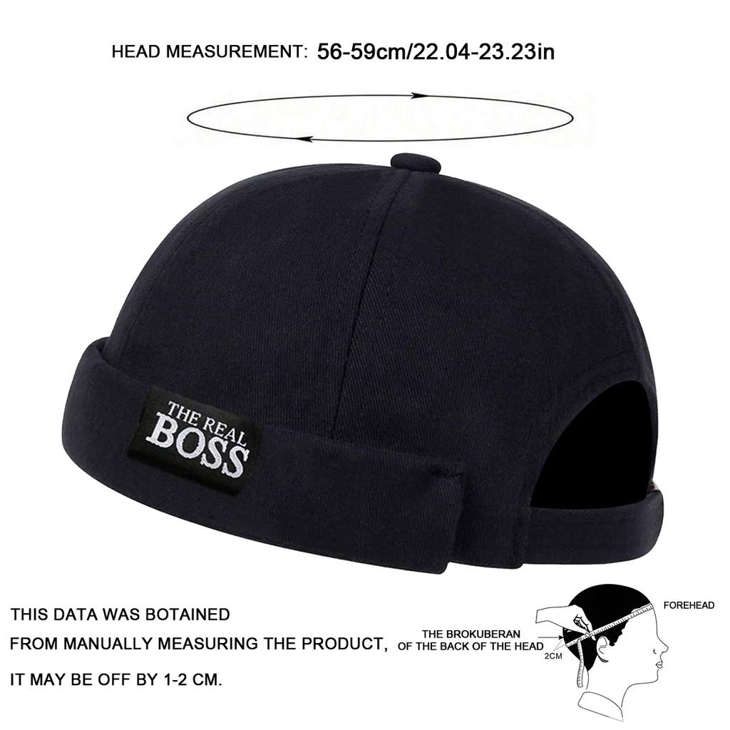 BOSS Embroidery Unisex Hat - Adjustable Outdoor Leisure Cap for Women & Men