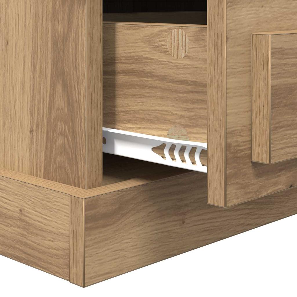 Nightstand Artisan Oak 36 x 43 x 60 cm Particleboard