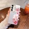 For Samsung Galaxy S21 S23 S24 FE S25 S24 S23 S22 Ultra Plus Laser Phone Case Realistic Lily Flower Print Shockproof Back Covers