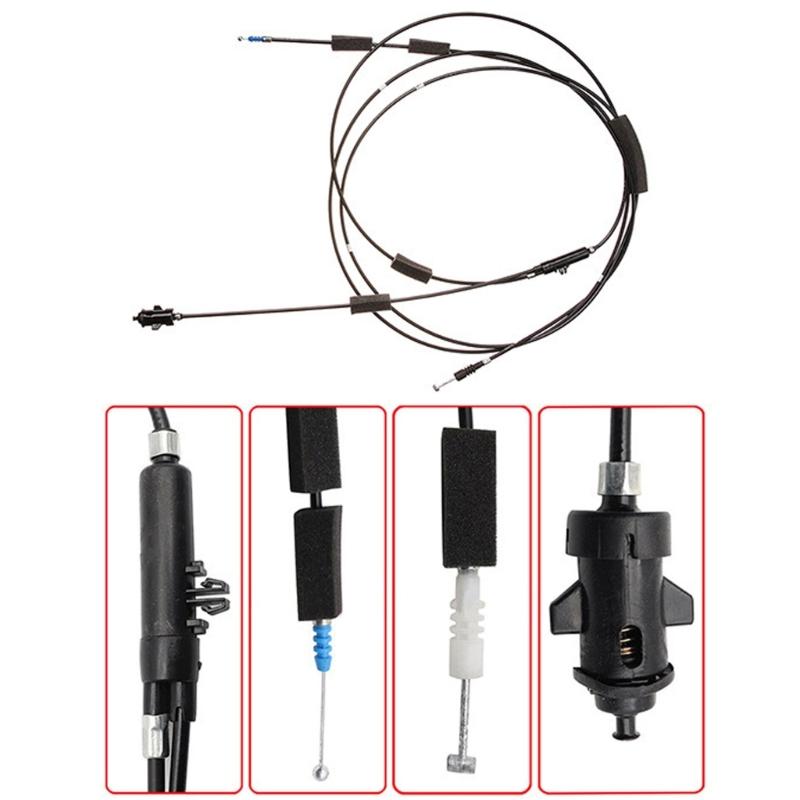 Trunk Door Fuel Lid LatchsLock Release Cable 74880-S5A-A01 for 74880-S5A-305 74880-S5A-A02 4 Door 2001-2005 Vehicle Part