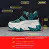 Innen Erhöhung 7CM Alte Papa Schuhe Damen Sommer 100 Dicke Sohle Hohl