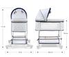 MILLY MALLY 5430 Dream On Cradle - SIMPLE GREY
