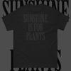 Sunshine Is for Plants Shirt Black On Black Gothic Nu Goth Emo Unisex Tee