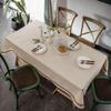 Imaqi Yun Macrame Lace Polyester Linen Tablecloth for Coffee Table - Rectangle Design