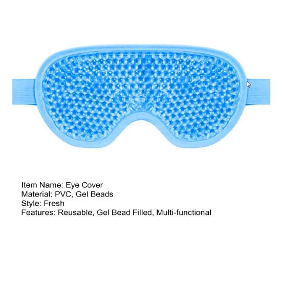 Cooling Gel Eye Cover Men Women Hot Cold Compress Eye Cover Face Shield Reusable Post Surgery Puffiness Allergies Relief Ice Eye Pack