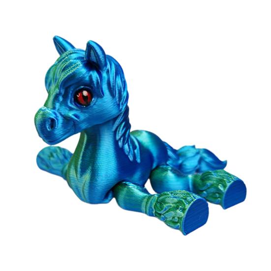 3D tištěná hračka kůň kloubový kůň s flexibilními klouby úleva od stresu stolní mazlíček fidget hračka pro hru a vystavení dárek pro děti