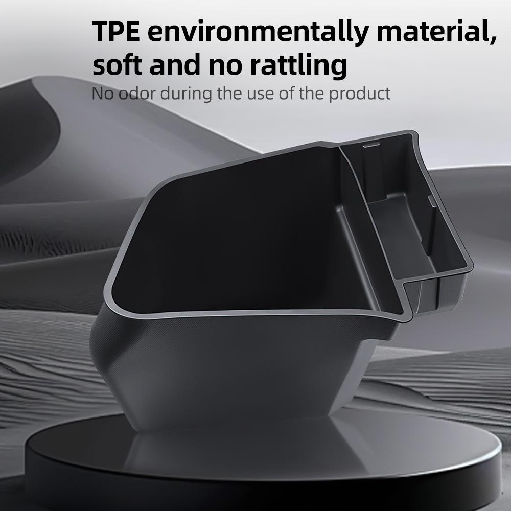 Seitenaufbewahrungsbox für den Kofferraum für Tesla Model Y Juniper 2025 2026-UP Abdeckung Matte Trennwand Stauraum Organizer Zubehör