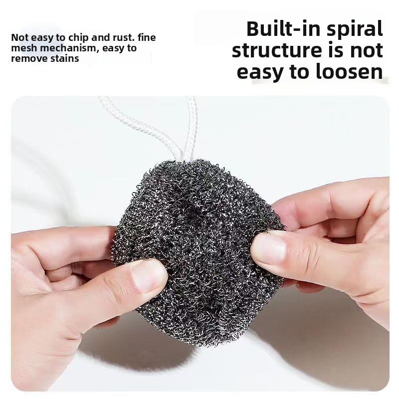 Large Household Kitchen Scouring Pad for Pots and Dishes, Non-shedding Steel Wool Pad