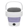Portable   Washing Machine Small Clothes Foldable Laundry Machine with 3 Cleaning Modes for Hotel Home Apartment